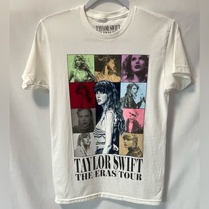 Taylor Swift The Eras Tour White Tee Shirt